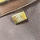 Chanel 19 SHOPPING BAG Shiny Lambskin, Gold-Tone, Silver-Tone & Ruthenium-Finish Metal AS3660 Burgundy High