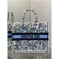 LARGE Dior BOOK TOTE Flowers Constellation Embroidery High