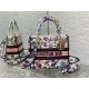 MEDIUM LADY D-LITE BAG Florilegio Embroidery High