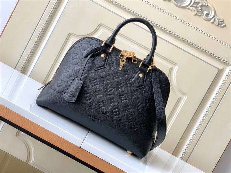 Louis Vuitton Alma PM Bag Monogram Empreinte M44832 Black High