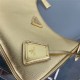 Prada Re-Edition Saffiano leather mini bag 1BC204 Gold High