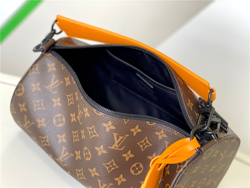 Louis Vuitton Soft Polochon MM Monogram Macassar M46691 High