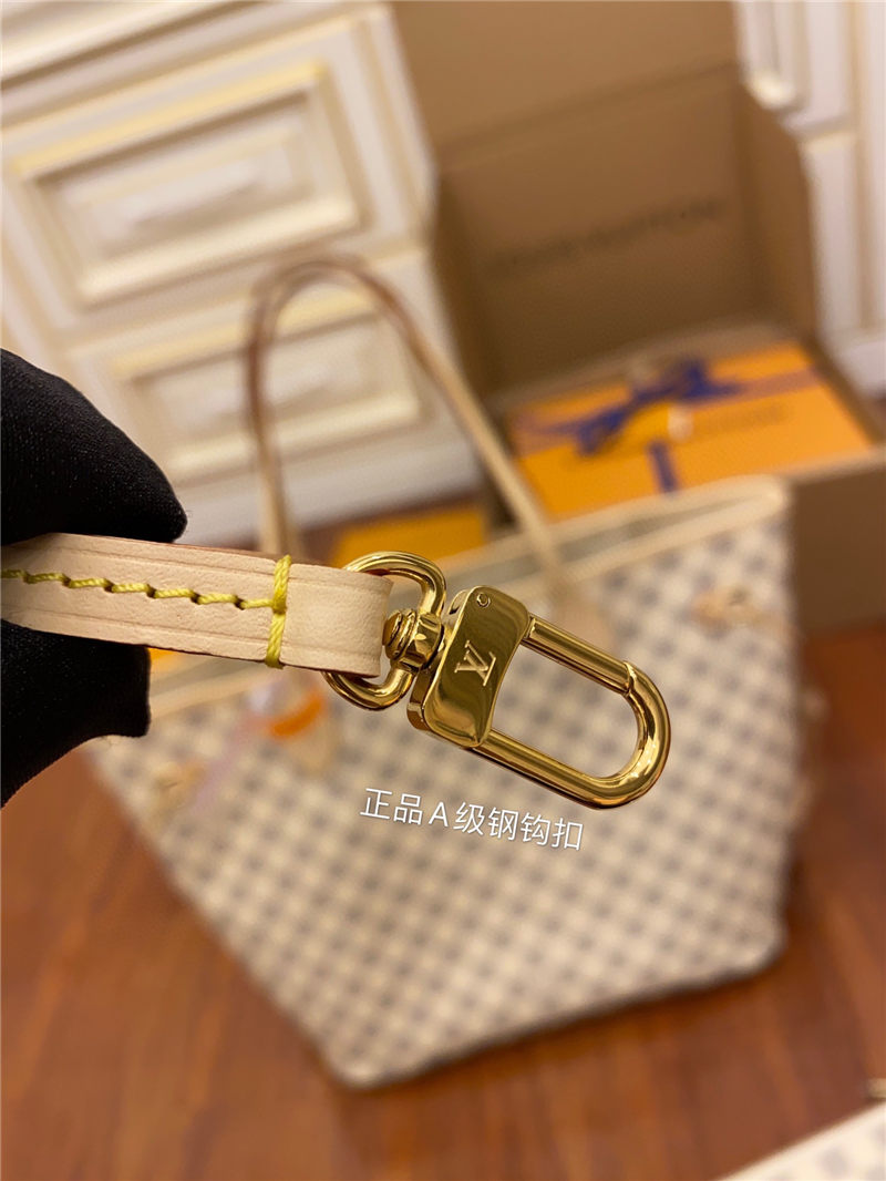 Louis Vuitton Neverfull MM Bag Damier Azur N41361 Top