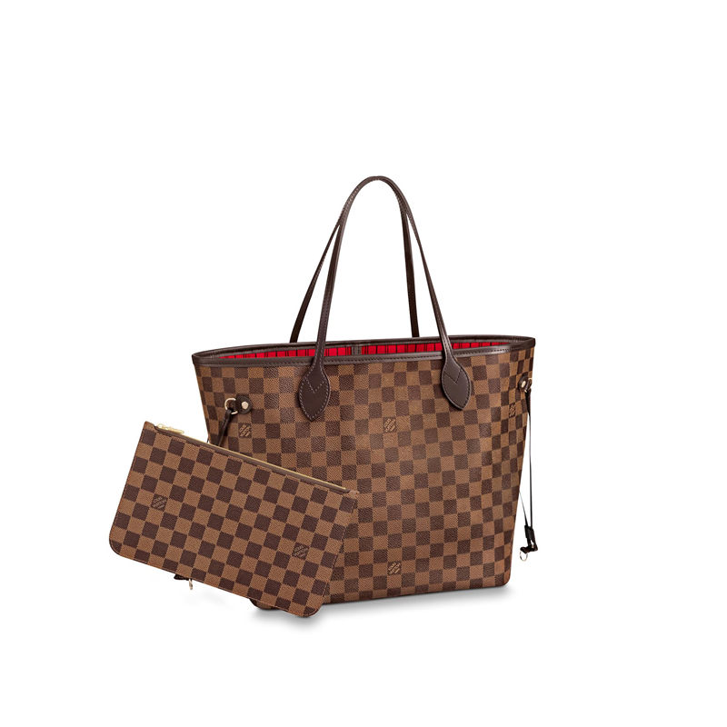 Louis Vuitton Neverfull MM Bag Damier Ebene N41358 Top