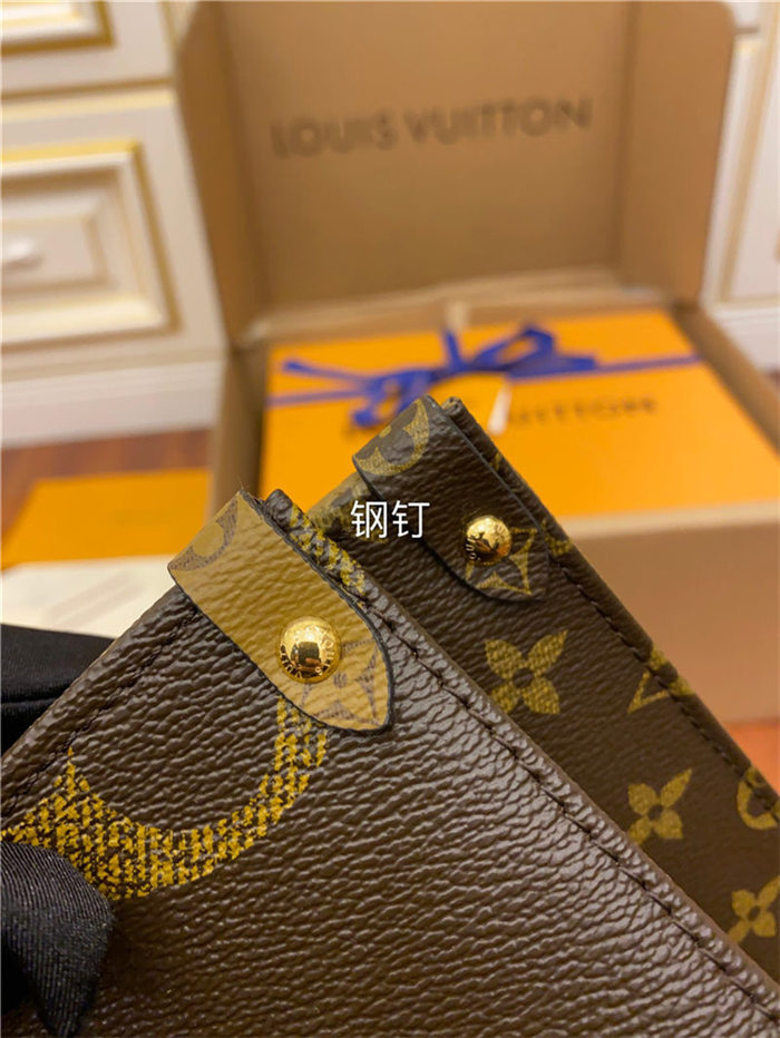 Louis Vuitton ONTHEGO MM Monogram M45321 Black Strap Top