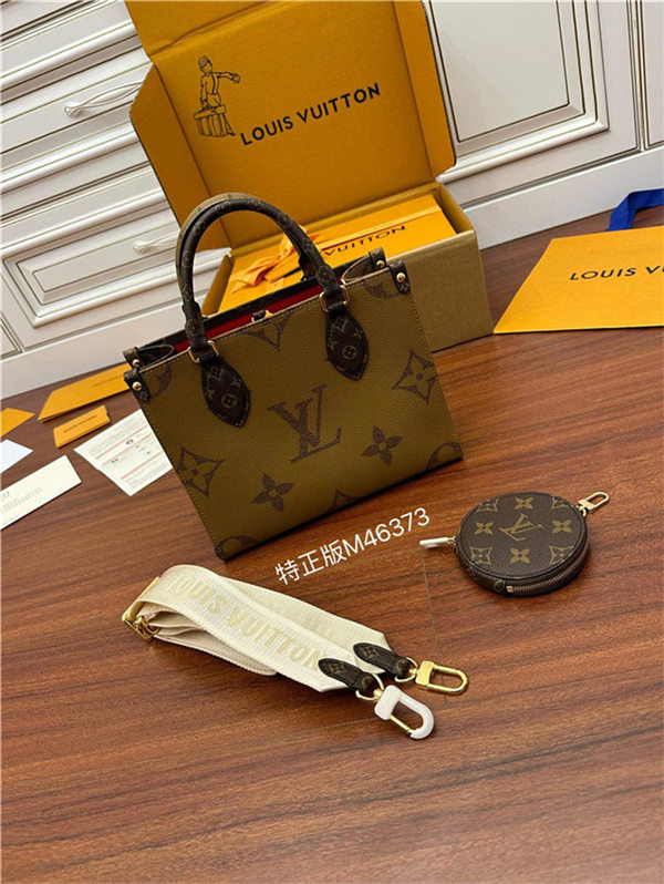 Louis Vuitton ONTHEGO PM Monogram and Monogram Reverse coated canvas M46373 Top