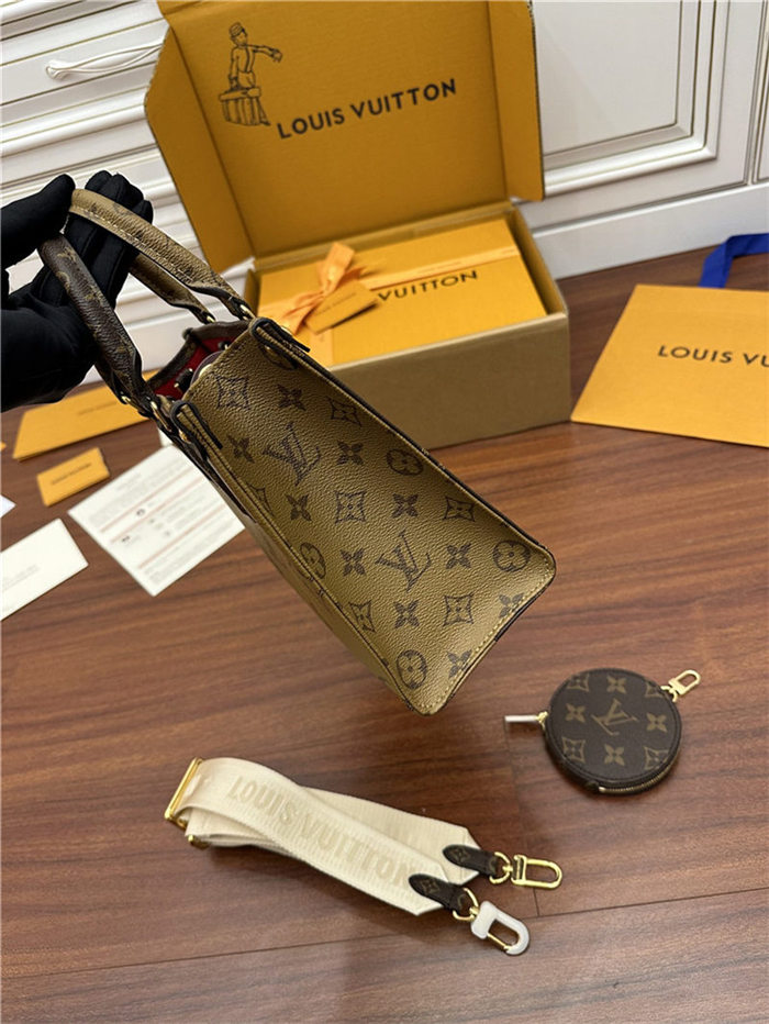 Louis Vuitton ONTHEGO PM Monogram and Monogram Reverse coated canvas M46373 Top