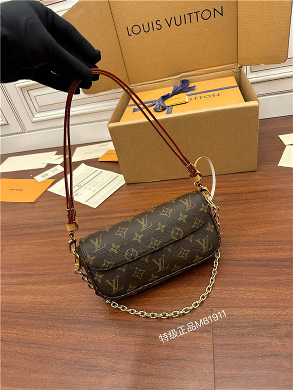 Louis Vuitton WALLET ON CHAIN IVY Monogram coated canvas M81911 Top