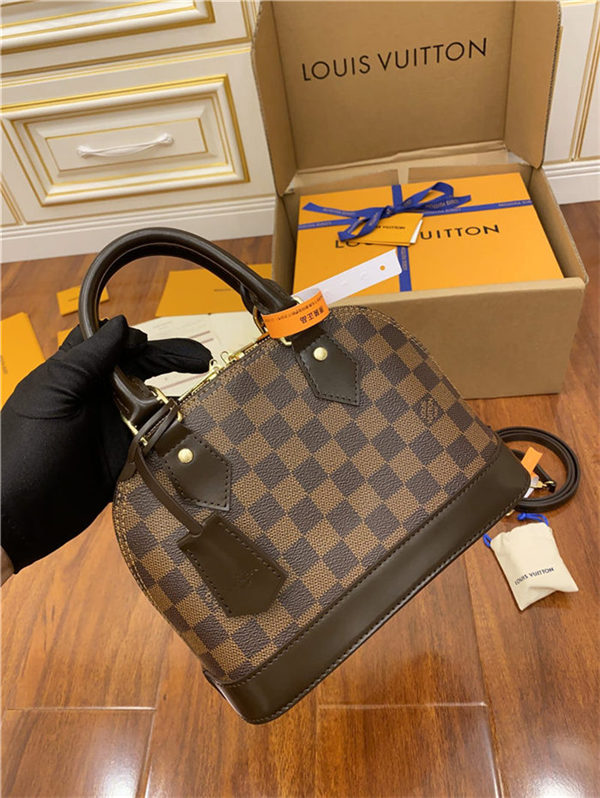 Louis Vuitton Alma BB Bag Monogram Ebene N41221 Top