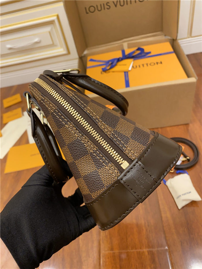 Louis Vuitton Alma BB Bag Monogram Ebene N41221 Top