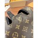 Louis Vuitton DOPP KIT TOILET POUCH Monogram Macassar coated canvas M46696 Top