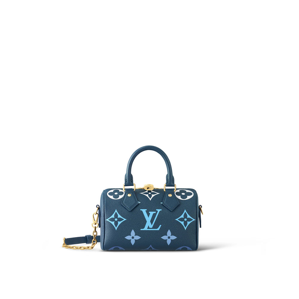 Louis Vuitton SPEEDY BANDOULIÈRE 20 Embossed supple cowhide leather M46517 Top