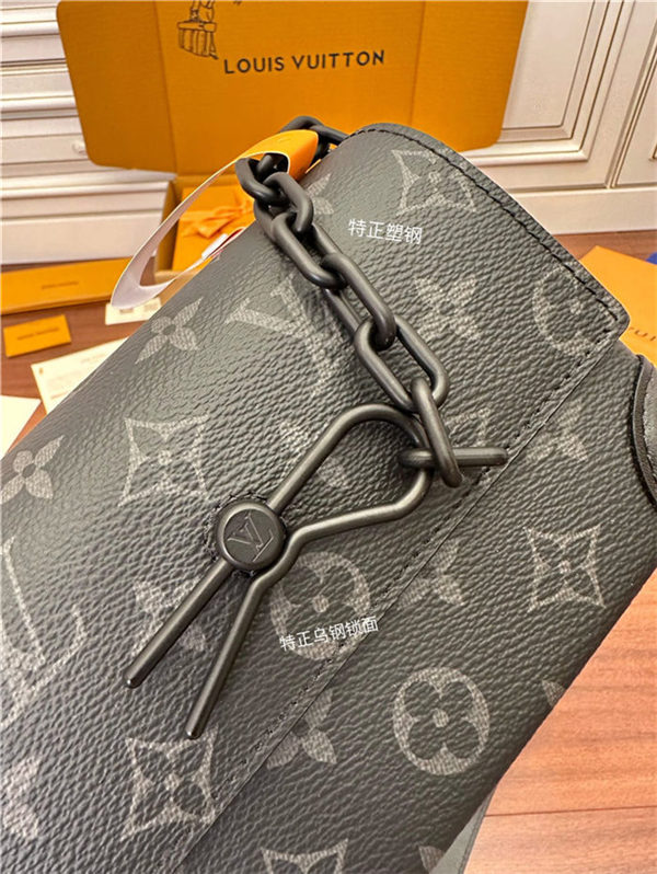 Louis Vuitton Steamer Wearable Wallet Monogram Eclipse Reverse coated canvas M82534 Top