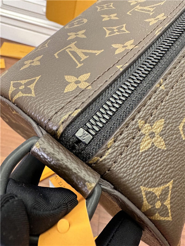 Louis Vuitton Soft Polochon MM Monogram Macassar M46691 Top