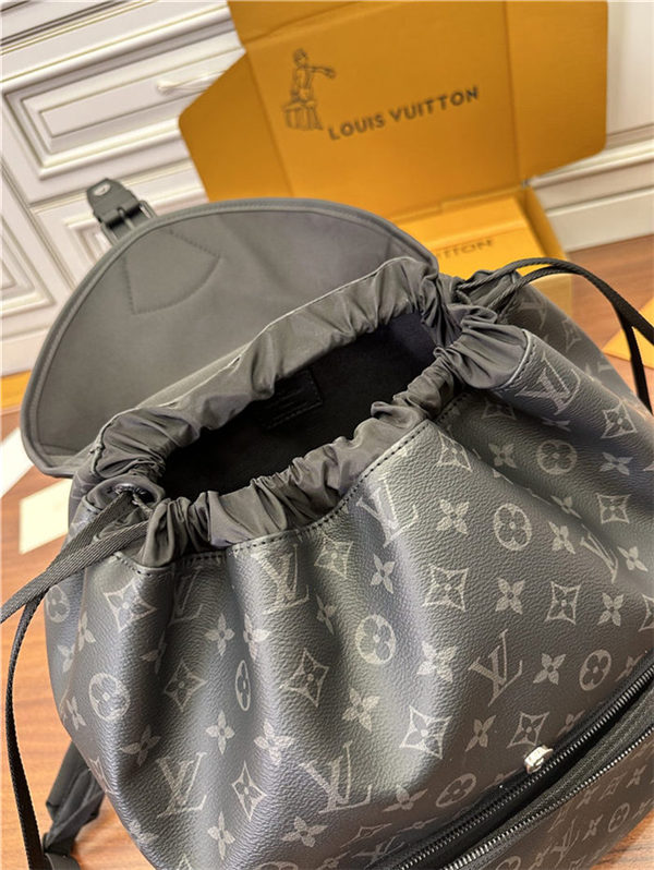 Louis Vuitton Montsouris Backpack Monogram Eclipse coated canvas M46683 Top