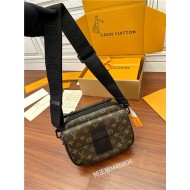 Louis Vuitton S LOCK MESSENGER Monogram Macassar coated canvas M45806 Top