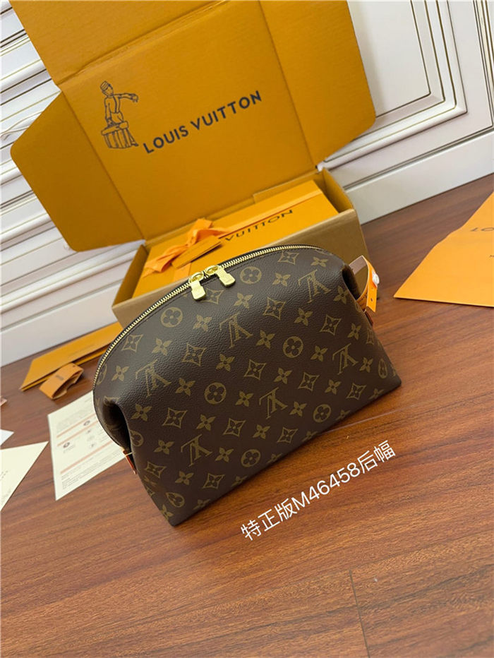 Louis Vuitton Cosmetic Pouch GM Monogram coated canvas M46458 Top