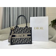 SMALL Dior BOOK TOTE Dior Oblique Jacquard Blue With Strap High