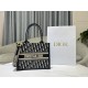 SMALL Dior BOOK TOTE Dior Oblique Jacquard Blue With Strap High