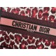 SMALL Dior BOOK TOTE Multicolor Mizza Embroidery Burgundy High