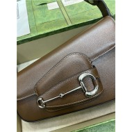 Gucci HORSEBIT 1955 SHOULDER BAG 764155 Leather Brown high