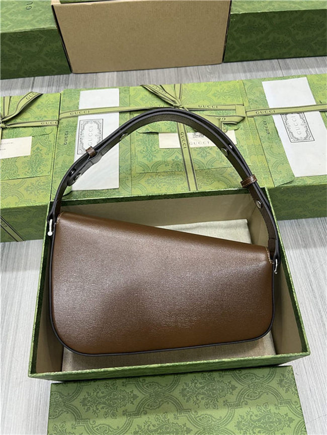 Gucci HORSEBIT 1955 SHOULDER BAG 764155 Leather Brown high