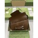 Gucci HORSEBIT 1955 SHOULDER BAG 764155 Leather Brown high