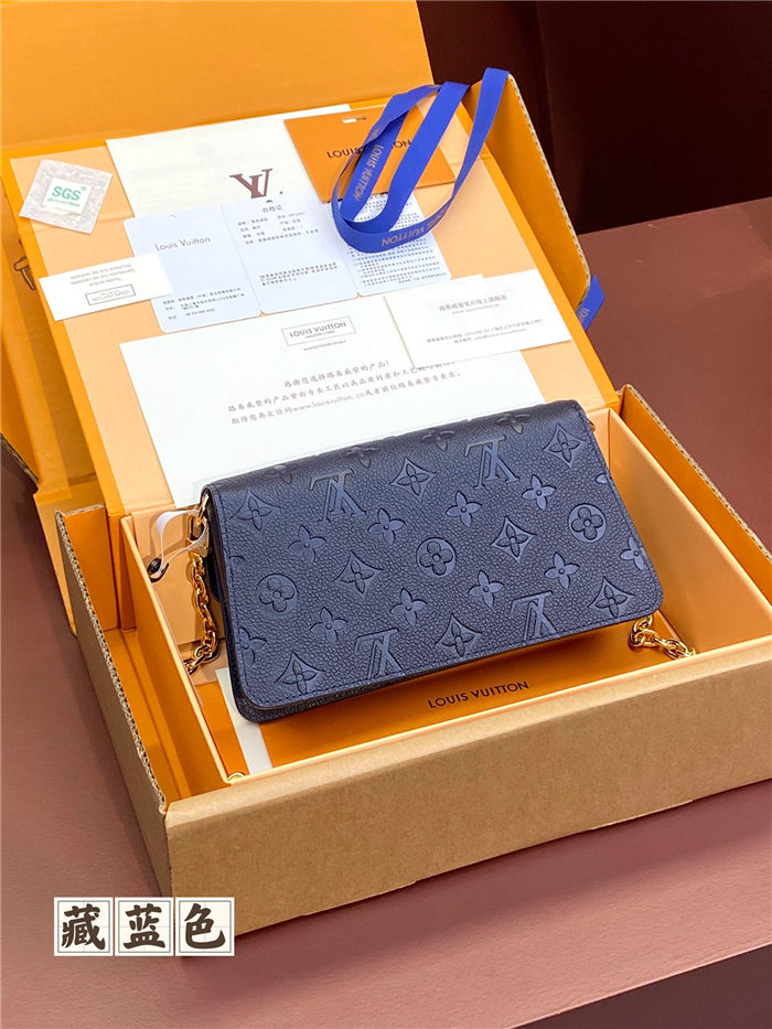 Louis Vuitton Wallet On Chain Métis Monogram Empreinte M82671 High