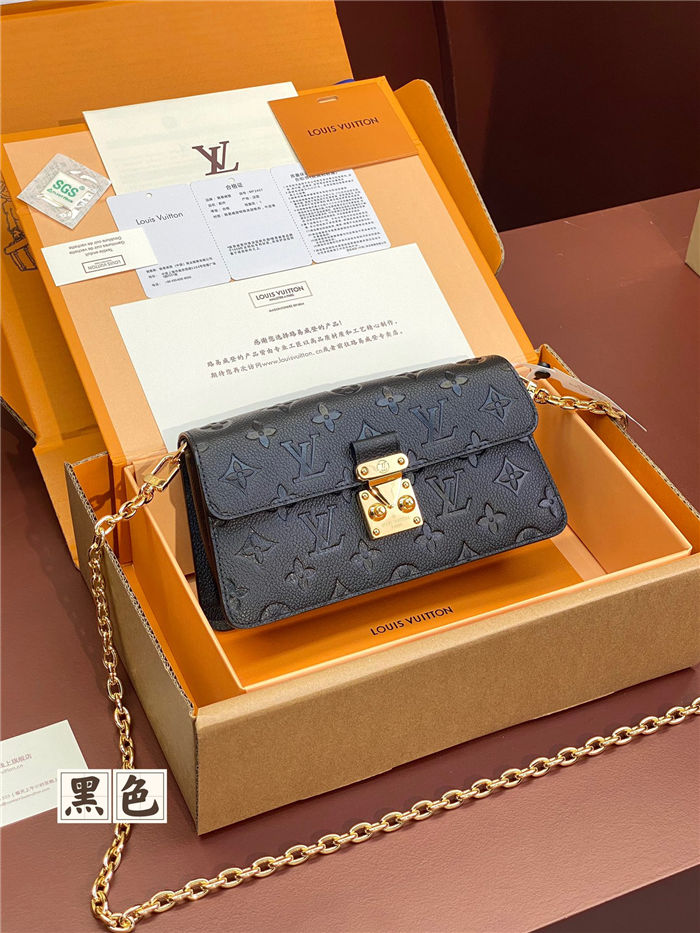 Louis Vuitton Wallet On Chain Métis Monogram Empreinte M82637 High