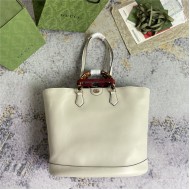 Gucci Diana Large Tote bag Leather 746270 White High