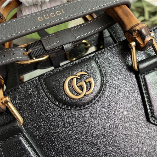 Gucci Diana Medium Tote bag Leather 750394 Black High