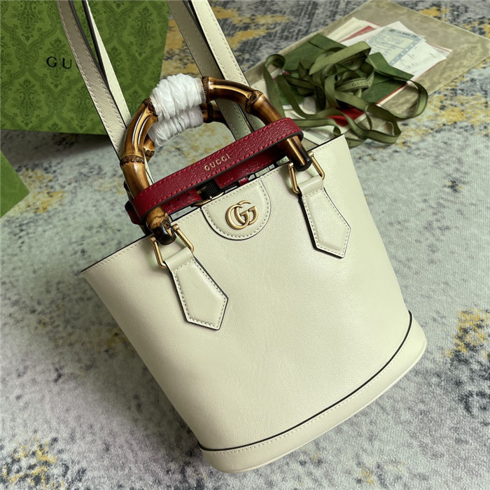 Gucci Diana Small Tote bag Leather 750396 White High