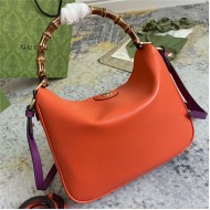 Gucci Diana Medium shoulder bag Leather 746251 Orange High