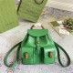 Gucci BAMBOO SMALL BACKPACK 702101 Leather Green High