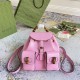 Gucci BAMBOO SMALL BACKPACK 702101 Leather Pink High