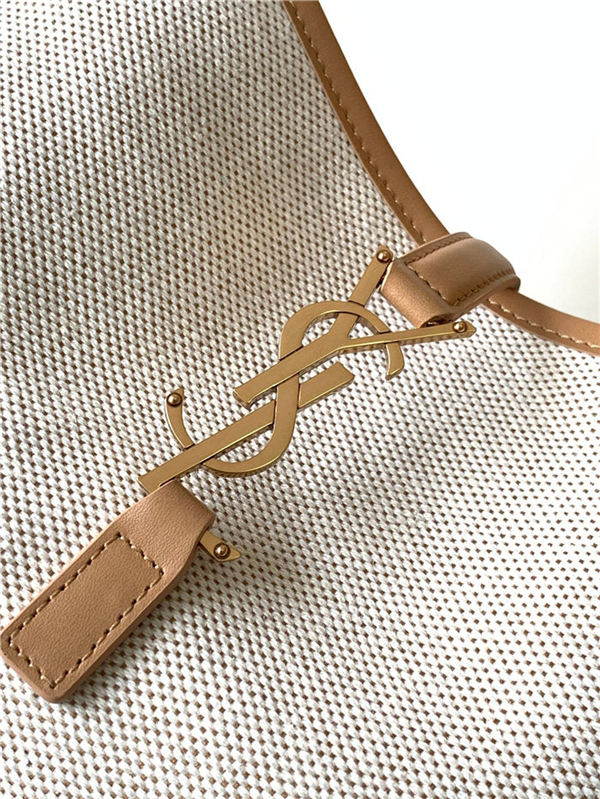 LE 5 À 7 SUPPLE SMALL HOBO BAG LEATHER Canvas High