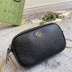 GG MARMONT MINI SHOULDER BAG 772759 Leather Black high