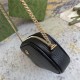 GG MARMONT MINI SHOULDER BAG 772759 Leather Black high