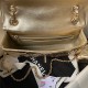 Chanel FLAP BAG & STAR COIN PURSE AS4648 Mirror Calfskin, Metallic Calfskin & Gold-Tone Metal Gold A