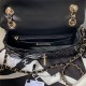 Chanel MINI FLAP BAG & STAR COIN PURSE AS4646 Calfskin & Gold-Tone Metal Black A