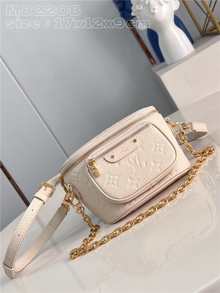 Louis Vuitton Mini Bumbag Monogram Empreinte embossed supple grained cowhide leather M82208 High