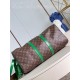 Louis Vuitton Keepall Bandoulière 50 Monogram Macassar M46774 Green High