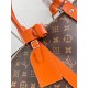 Louis Vuitton Keepall Bandoulière 50 Monogram Macassar M46770 Orange High