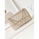 Chanel FLAP BAG 24C AS4661 Calfskin Gold-Tone Metal A