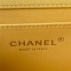 Chanel MINI FLAP BAG Calfskin & Gold-Tone Metal AS2615 Yellow A