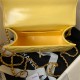 Chanel MINI FLAP BAG Calfskin & Gold-Tone Metal AS2615 Yellow A