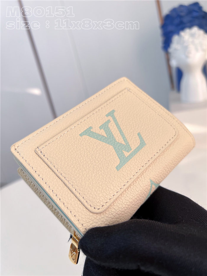 Louis Vuitton CLÉA WALLET Monogram Empreinte M80151 Green High