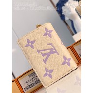 Louis Vuitton CLÉA WALLET Monogram Empreinte M80151 Purple High