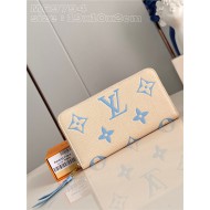 Louis Vuitton ZIPPY WALLET Monogram Empreinte M69794 Blue High