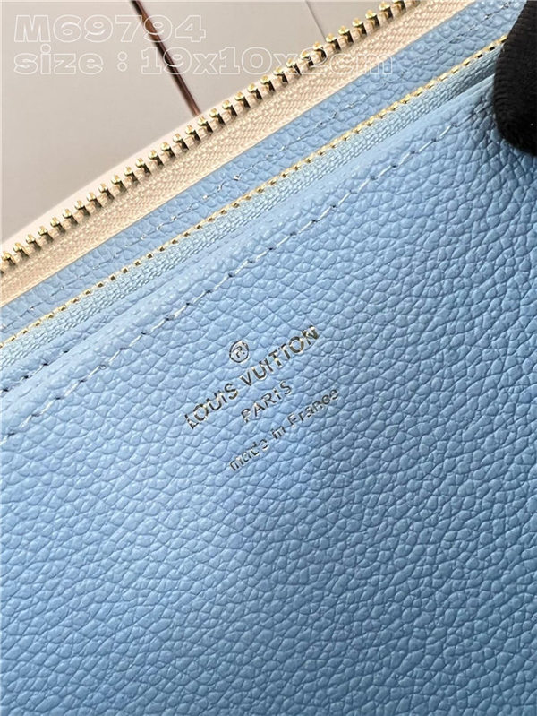 Louis Vuitton ZIPPY WALLET Monogram Empreinte M69794 Blue High